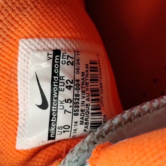 Nike Womens Lunar Cross Element size 10 653528-004 Gray Running Shoes Sneakers - Picture 12 of 13